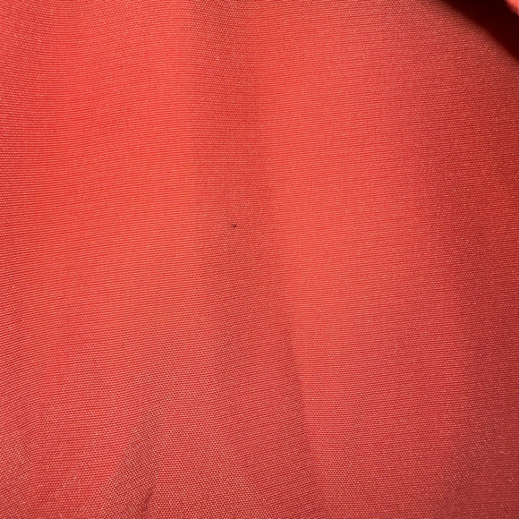 Women's Kim Rogers Button-Up Shirt Size 2X Orange Coral black speck as shown - Picture 2 of 6